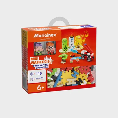 Zdjęcie produktu dla Klocki wafle mini Akcja strażacka148el 06286