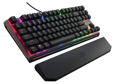 Immagine prodotto di Tastiera da gaming meccanica - TKL, RGB, poggiapolsi magnetici