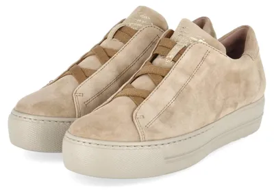 Immagine prodotto di Scarpe da ginnastica da donna Paul Green, color beige, in pelle scamosciata, taglia: 40