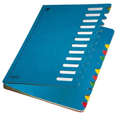 Produktbild von Leitz Ordnungsmappe Deskorganizer Color 59120035 12Fächer blau