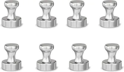 Produktbild von Neodymiummagnete, 8er-Pack, 16 mm x 20 mm, Kegelmagnete für Küche, Schule, Büro