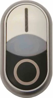 Produktbild von Doppeldrucktaste beleuch. beschriftet M22S-DDL-W (216707)