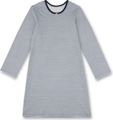 Produktbild von Sanetta Mädchen-Nachthemd langarm blau geringelt 152