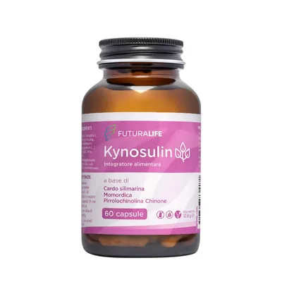 Produktbild von KYNOSULIN - Nahrungsergänzungsmittel 60 Kapseln - Mit Mariendistel Momordica und PQQ für normalen Kohlenhydratstoffwechsel