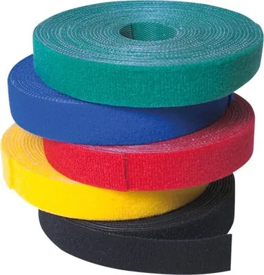 Image de Logilink Klettband, gelb, Breite: 16 mm, auf Rolle, 4 m