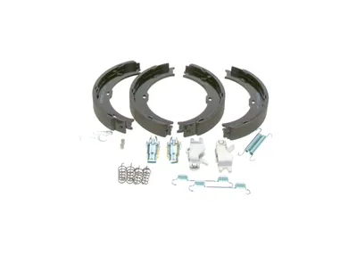 Produktbild von BOSCH 0 204 113 809 Handbremsbeläge passend für MERCEDES-BENZ SPRINTER 3,5-t Kasten (906) Handbremse 180mm