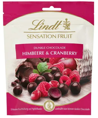 Image de Lindt Sensation Fruit Maliny&Brusinky 150g