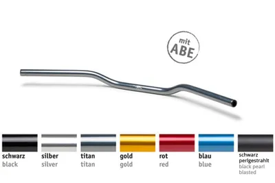 Obrázek produktu pro LSL Hliníková řídítka LSL AN1, černá tryskaná