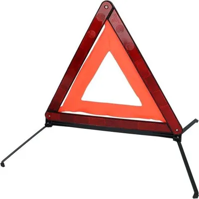 Produktbild von Famanu Warndreieck Auto - Reflektierend, E-Kennzeichnung, 37,7 x 53,7 x 42,9 cm - Orange