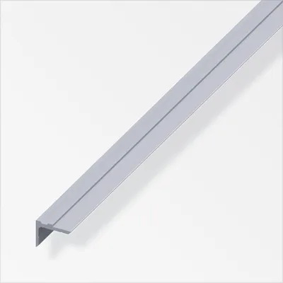 Produktbild von alfer Winkel-Profil, einseitig 1 m, 19.5 x 10 mm Aluminium roh blank