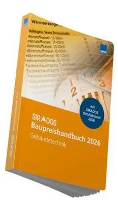 Immagine prodotto di SIRADOS Baupreishandbuch Gebäudetechnik 2026