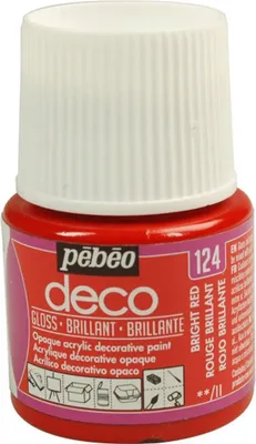 Immagine prodotto di Vernice acrilica lucida opaca - Rosso lucido - 45 ml
