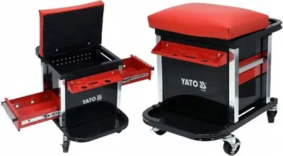 Produktbild von Yato Workshop Hocker mit Schubladen