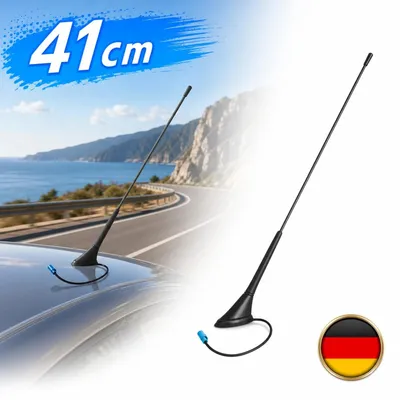 Productafbeelding van Antenne, stabantenne, 41 cm, dakantenne, universeel, auto, FM/AM, voor autoradio