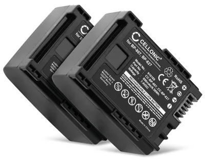 Immagine prodotto di CELLONIC 2x Batteria compatibile con Canon LEGRIA HF200, BP-809, XA10