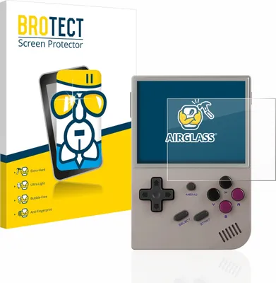 Produktbild von BROTECT Schutzglas für Anbernic RG35XX Schutzfolie Panzer Folie Glas Display Schutz klar