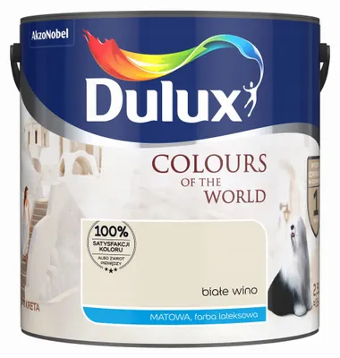 Produktbild von Latexfarbe Wand- und Deckenfarbe matt Weißwein 2,5 l für Innenräume