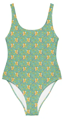 Produktbild von Mr. & Mrs. Panda Badebekleidung Fuchs Metalldetektor Größe M - Türkis - Geschenk, Münzen Suchen, Bademode, Sondeln, Sondengänger, Schwimmanzug, UV-Badeanzug, Schatzsuche