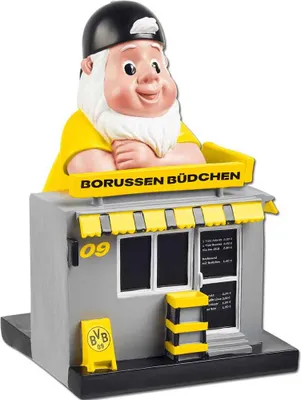 Produktbild von Borussia Dortmund BVB Gartenzwerg Kiosk