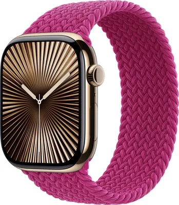 Immagine prodotto di Cinturino intrecciato Solo Loop per Apple Watch Series 1 - 11 / SE / Ultra (44/45/46/49 mm) - Taglia 6 - Magenta
