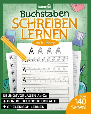 Produktbild von Buchstaben schreiben lernen ab 5 Jahren