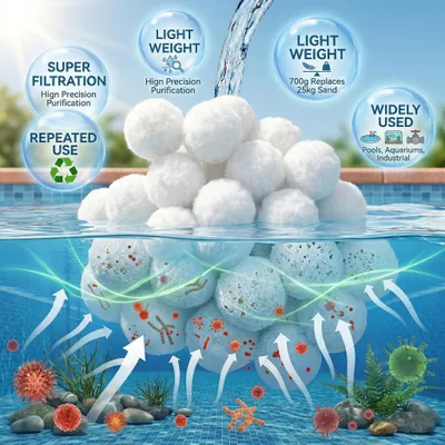 Imagen del producto de Filtro de bolas Polysphere, 700 g, reemplazo para 25 kg de arena, para filtros de piscinas