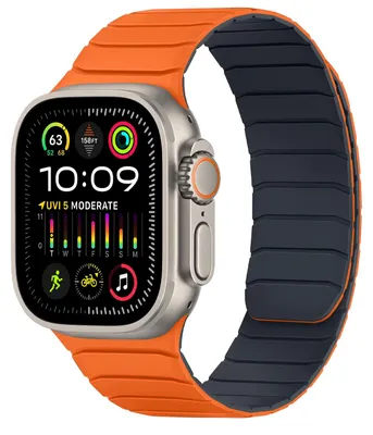 Immagine prodotto di Bracciale in silicone morbido da 42 mm, con chiusura magnetica, cinturino di ricambio per Apple Watch