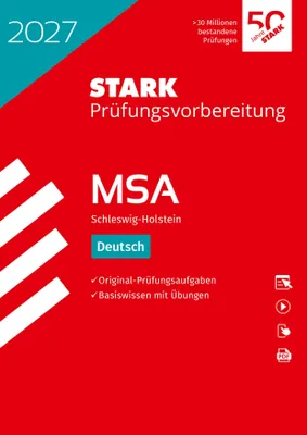 Produktbild von STARK Deutsch - MSA 2027 Schleswig-Holstein - Prüfungsvorbereitung
