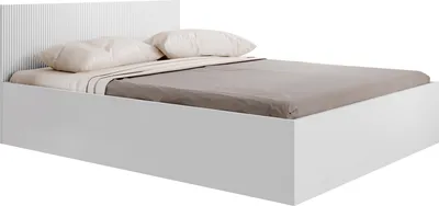 Produktbild von MIRJAN24 Bett Tireno mit Bettkästen, Schlafzimmer Ehebett, Dopelbett, (Farbe: Weiß Velvet, Größe: 160x200 cm)