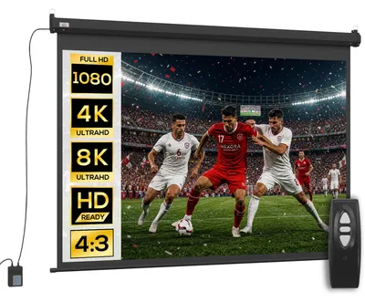 Productafbeelding van Projectiescherm, 84 inch, 4:3, 171x130 cm, zwart