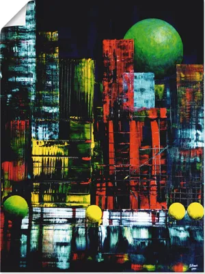 Produktbild von ARTland Poster New York abstrakt II Größe: 30x40 cm