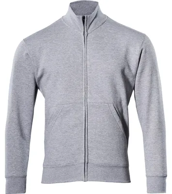 Produktbild von Mascot Sweatshirt LAVIT CROSSOVER mit Reißverschluss, Herren 51591 Gr. XS grau-meliert
