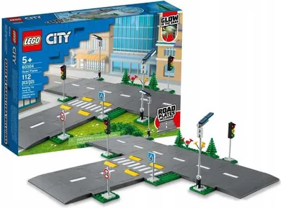 Productafbeelding van LEGO 60304 City Kruispunt met verkeerslichten, bouwset