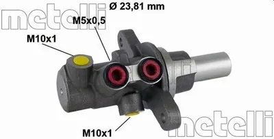 Produktbild von METELLI 05-0794 Bremszylinder Hauptbremszylinder für NISSAN Qashqai / Qashqai +2 I (J10, NJ10)