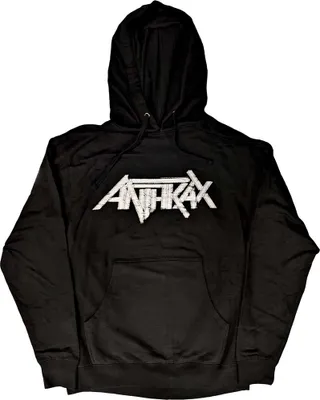 Obrázek produktu pro Anthrax - Mikina s kapucí pro muže/dámy Uni RO4956 (L) (Black)