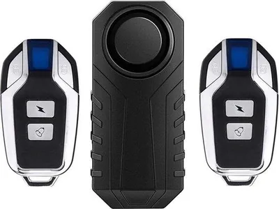 Image de Signal sonore sans fil avec télécommande, 113 dB, étanche, antivol
