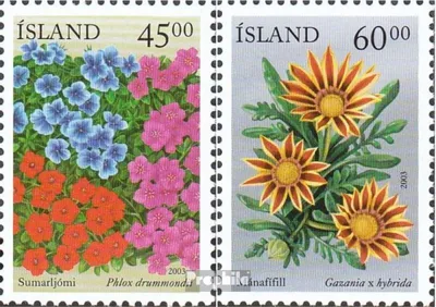 Produktbild von Briefmarken Island 2003 Mi 1028-1029 (kompl.Ausg.) postfrisch Sommerblumen