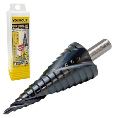 Produktbild von Stufenbohrer 4-32 mm Kobalt HSS AlTiN-Beschichtung für Edelstahl und Hartmetall