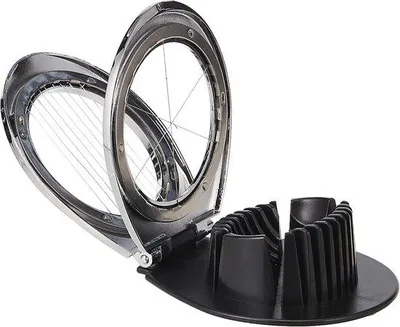 Produktbild von Eierlöffel - 2 Fächer - Edelstahl - Silber - Küchenaccessoire