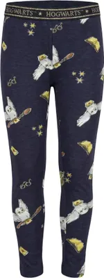 Produktbild von Harry Potter Hogwarts Hedwig Mädchen Kinder Leggings Hose – Blau / 116