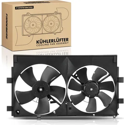 Produktbild von Frankberg 1x Motorkühller Doppellüfter mit Kühlerlüfterrahmen Mitsubishi Outlander I CU W 2.0L 2.4L