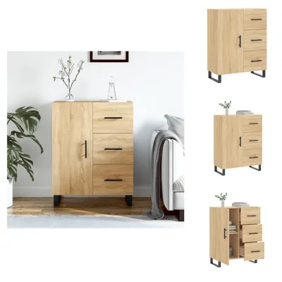 Produktbild von vidaXL Sideboard Sonoma-Eiche 69,5x34x90 cm Holzwerkstoff - Sideboards