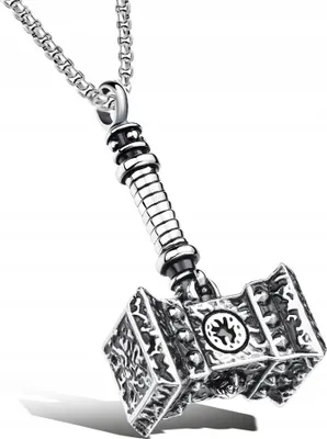 Immagine prodotto di THOR Valknut Collana con martello vichingo 306