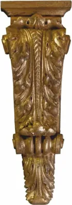 Produktbild von Casa Padrino Luxus Barock Wandkonsole Antik Gold H. 47 cm -  Italy