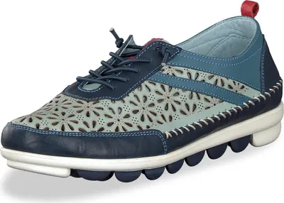 Produktbild von Gemini Damen Schnürschuh blau Größe 42