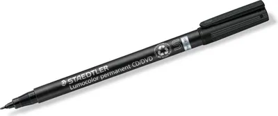 Zdjęcie produktu dla STAEDTLER Marker Lumocolor CD/DVD schwarz 10 Stück