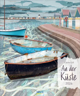Produktbild von Korsch Kalender An der Küste 2026, groß Hochformat, Fotomontagen von Claire Gill