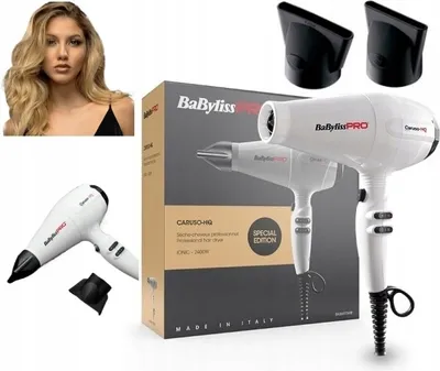 Produktbild von Babyliss Pro Caruso HQ 2400W Twin Tip Trockner BAB6970 Weiß