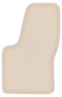 Produktbild von DURBAN Beige Velours-Fahrerfußmatte für Fiat Seicento Schrägheck (1998-2010)
