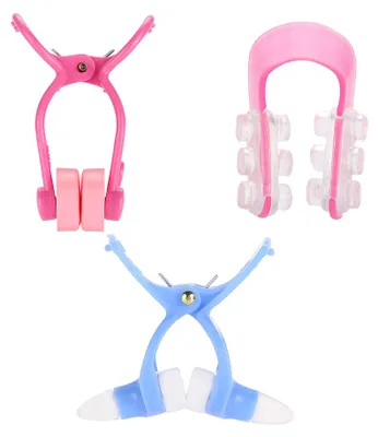 Immagine prodotto di Set correttivo di bellezza in 3 pezzi con modellatore nasale, massaggiatore e clip lisciante Nuovo